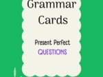 Present Perfect/ Karty do mówienia/ Mówienie/ Speaking/ Zestaw/ Pakiet/ Klasy 4-8/ Klasy 4-6/ Klasy 6-8/ SP/ Warm-up/ Rozgrzewka/ Gramatyka/ Grammar/ Speaking cards grammar/ Grammar cards/ E8