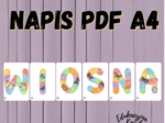 WIOSNA napis