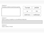 Edukacja polonistyczna - tworzenie zdań