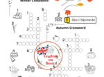 Angielskie Krzyżówki - Jesień/Zima + klucz odpowiedzi