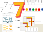 CYFRA 7 - ćwiczenia dla zerówki