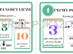 Matematyczne fiszki - liczby, cechy podzielności, liczby rzymskie, potęgi, pierwiastki