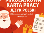 🎅📘 „Mikołajkowa Karta Pracy – Język Polski (15 dopracowanych zadań) • Klasy 4–6” ❄️✨
