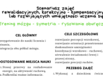 Trening mózgu - symetria - rysowanie oburącz