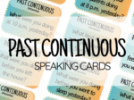 Past Continuous – 40 speaking questions – karty do speakingu – angielski – mówienie – egzamin ósmoklasisty – matura ustna