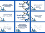 DZIEŃ JĘZYKA OJCZYSTEGO – cytaty – GAZETKA – 21 str. – fiszki – biblioteka - wersja 3