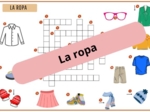 Krzyżówka obrazkowa „La ropa” (ubranie) – z odpowiedziami