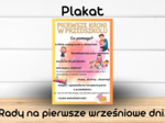 Plakat - Rady na pierwsze wrześniowe dni.