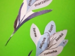 Wiosna, kwiaty, ortografia - puzzle