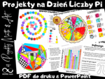 4 projekty matematyczne na Dzień Liczby Pi. Projekty Math & Art. Diagramy.