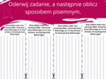 Oderwij i rozwiąż - karta pracy mnożenie sposobem pisemnym