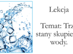 Klasa 4 - Trzy stany skupienia wody - prezentacja