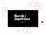 Biernik kontra dopełniacz - karty (dostępne też w wersji interaktywnej i obrazkowej)