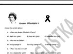 Królowa Elżbieta II- Queen Elizabeth II- QUIZ+ KLUCZ