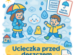 Gra planszowa „Ucieczka przed deszczem”