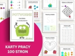 E-book z kartami pracy - ćwiczenia dla starszych przedszkolaków / wczesna edukacja 100 stron