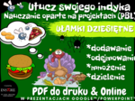 UŁAMKI DZIESIĘTNE Projekt matematyczny: Utucz Indyka – Nauczanie Oparte na Projektach (PBL) dla kl.5-8