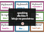 Speaking dla klas 4 - pomysł na lekcje na powietrzu