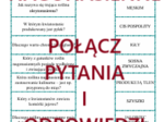 Nagonasienne - połącz pytania i odpowiedzi