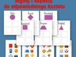 Karty Pracy – Kształty | Edukacja Przedszkolna | Do Druku