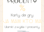 Procenty - karty do gry