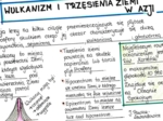 Wulkanizm i trzęsienia Ziemi w Azji - sketchnotka