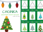 Choinka - kreatywne karty pracy