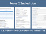Focus 2 2nd edition 1.5. VERB + -ING OR VERB + TO INFINITIVE