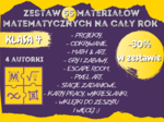 Zestaw materiałów matematycznych na cały rok szkolny dla klasy 4