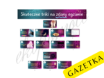 Pomysł na gazetkę szkolną - Skuteczne triki na zdany egzamin - Gazetka szkolna na egzamin ósmoklasisty/gazetka szkolna na maturę