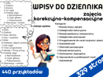 Tematy Zajęcia Korekcyjno-Kompensacyjne Wpisy do Dziennika Przedszkole