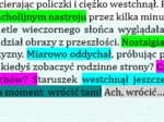 OPIS PRZEŻYĆ WEWNĘTRZNYCH W KLASACH 4-8