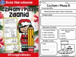 Czytam i piszę zdania - Boże Narodzenie