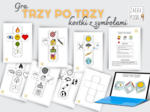 Gra powtórzeniowa "Trzy po trzy" [kostki z symbolami]