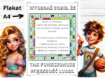 Plakat motywacyjny - monopoly