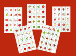 DZIEŃ JABŁKA – domino obrazkowe
