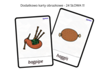 Discover Scotland - vocabulary bundle for preschoolers - Szkocja Kulturowe Karty Pracy dla uczniów przedszkola oraz zerówki przedszkolnej, Słownictwo dodatkowo karty obrazkowe