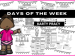 DAYS OF THE WEEK - KARTY PRACY