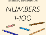 Zestaw kart obrazkowych: NUMBERS 1-100