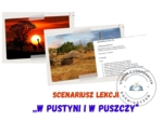 Co zrobić, gdy emocje są jak burza na pustyni? O odwadze, lęku i odpowiedzialności Stasia i Nel- scenariusz lekcji