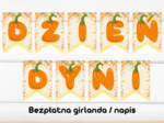 Girlanda - Napis - Dzień Dyni