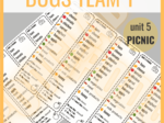 Bugs Team 1 unit 5 PICNIC - zakładki do książki