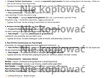 Karta Pracy: Tense Contrast Theory: Present Perfect & Continuous, Past Simple, Continuous and Perfect B2/B2+