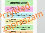 Jednostki długości - wklejki do zeszytu uczniów