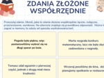 Zdania złożone współrzędnie