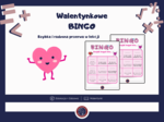 Walentynkowe Bingo – Błyskawiczna gra na lekcję! | 9 pól | Do druku | Walentynki