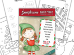 Świąteczne Karty Pracy - 35 Stron :Świąteczne Łamigłówki, zadania i Kolorowanki dla przedszkolaków & klas 1-3