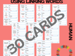 WRITING SENTENCES USING LINKING WORDS / HUMAN