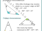 Miary kątów w trójkątach