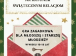 ESCAPE ROOM Na ratunek świątecznym relacjom dla dzieci w wieku 10-18 lat